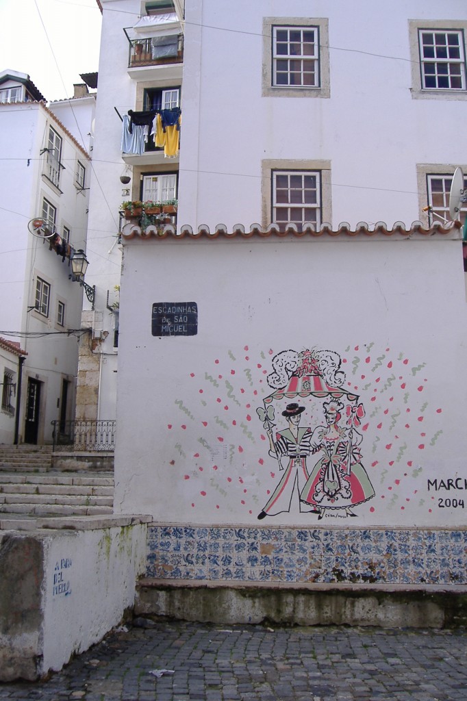 Lisszaboni óvárosban